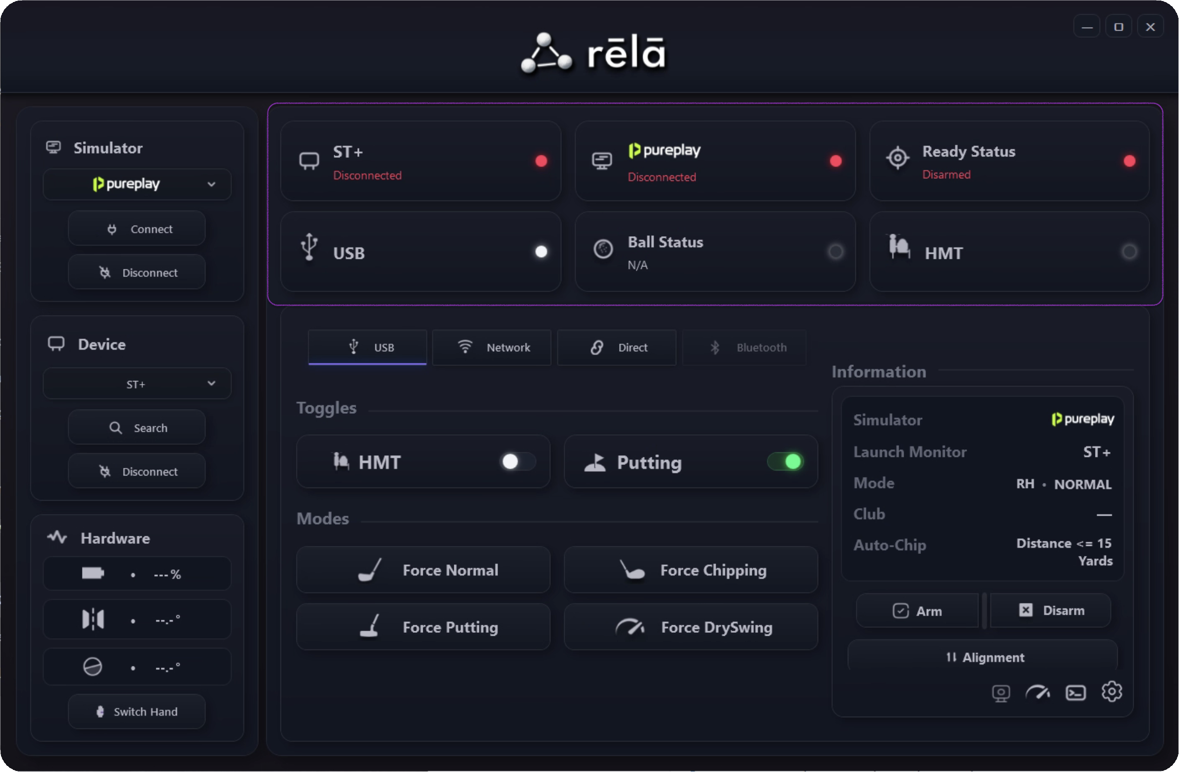 Status rows